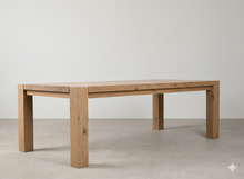Load image into Gallery viewer, Masai Oak Table with Oak Cants
