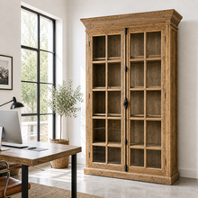 Load image into Gallery viewer, Zintle Bookcase with Glass Doors
