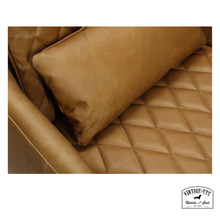 Load image into Gallery viewer, Lulu Tan Leather Arm Chair
