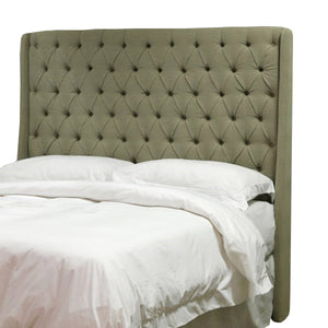 Colette Headboard stone with bed