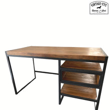 Load image into Gallery viewer, Jeeves Study Desk with Cubicle in Reclaimed Wood
