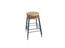 Load image into Gallery viewer, Stacking Barstool - Round Wooden Seat
