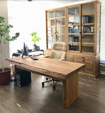 Load image into Gallery viewer, Solid Live Edge French Oak Desk