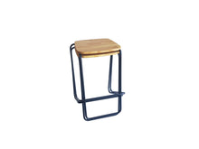 Load image into Gallery viewer, Stacking Barstool - Square Wooden Seat