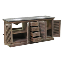 Load image into Gallery viewer, Bridgette Double Basin Vanity Unit open