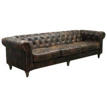 Load image into Gallery viewer, Chesterfield Sofa side view
