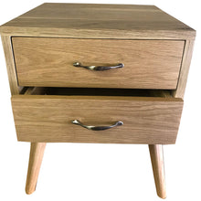 Load image into Gallery viewer, Solid Oak Bedside Table
