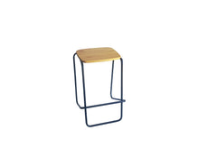 Load image into Gallery viewer, Stacking Barstool - Square Wooden Seat