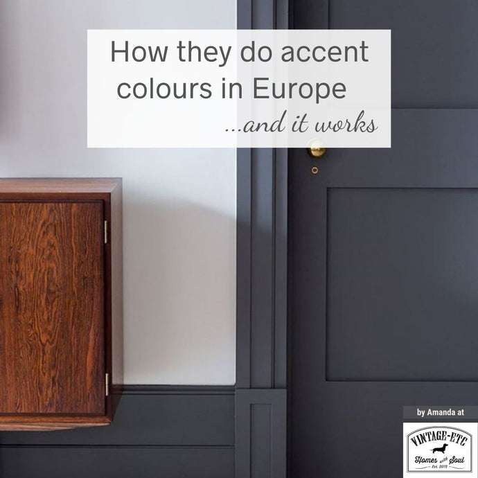 How they do accent colours in Europe - and it works!