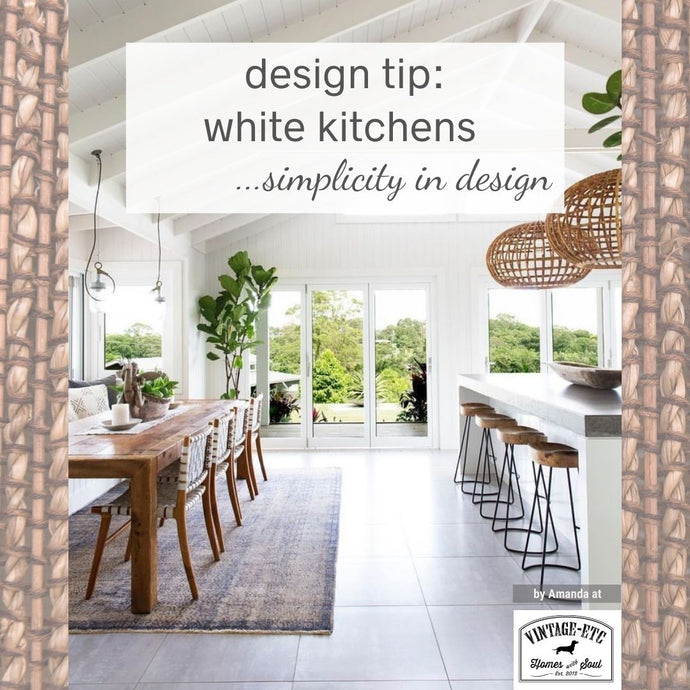 Design Tip: White Kitchens
