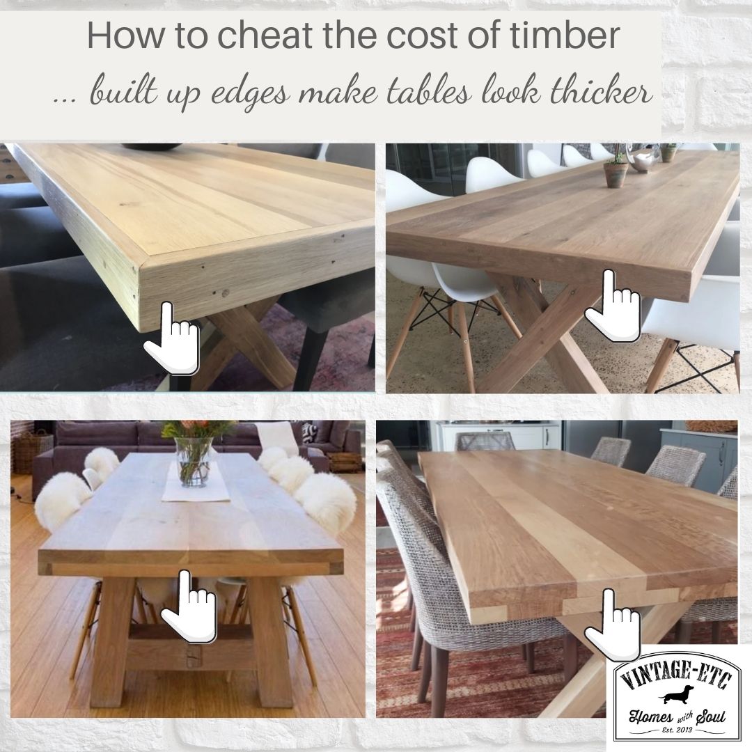Money saving tips on ordering custom and bespoke order tables 