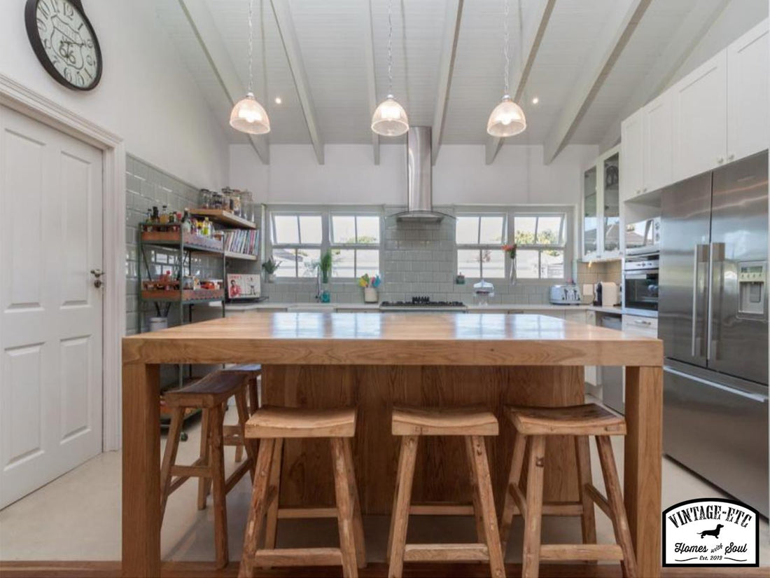 Bar Stools in a Bistro Kitchen