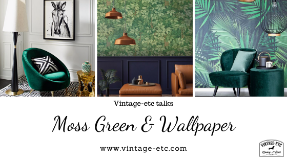 Moss green and wallpaper design trends - How to create a beautiful living space with moss green and wallpaper