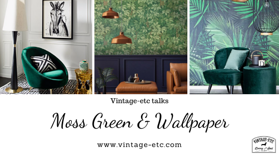 Trending:  Moss Green - and big bold botanical prints