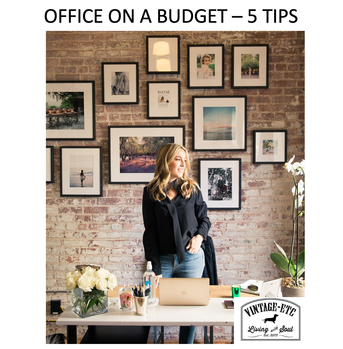 How to create a home office on a budget by Vintage-etc