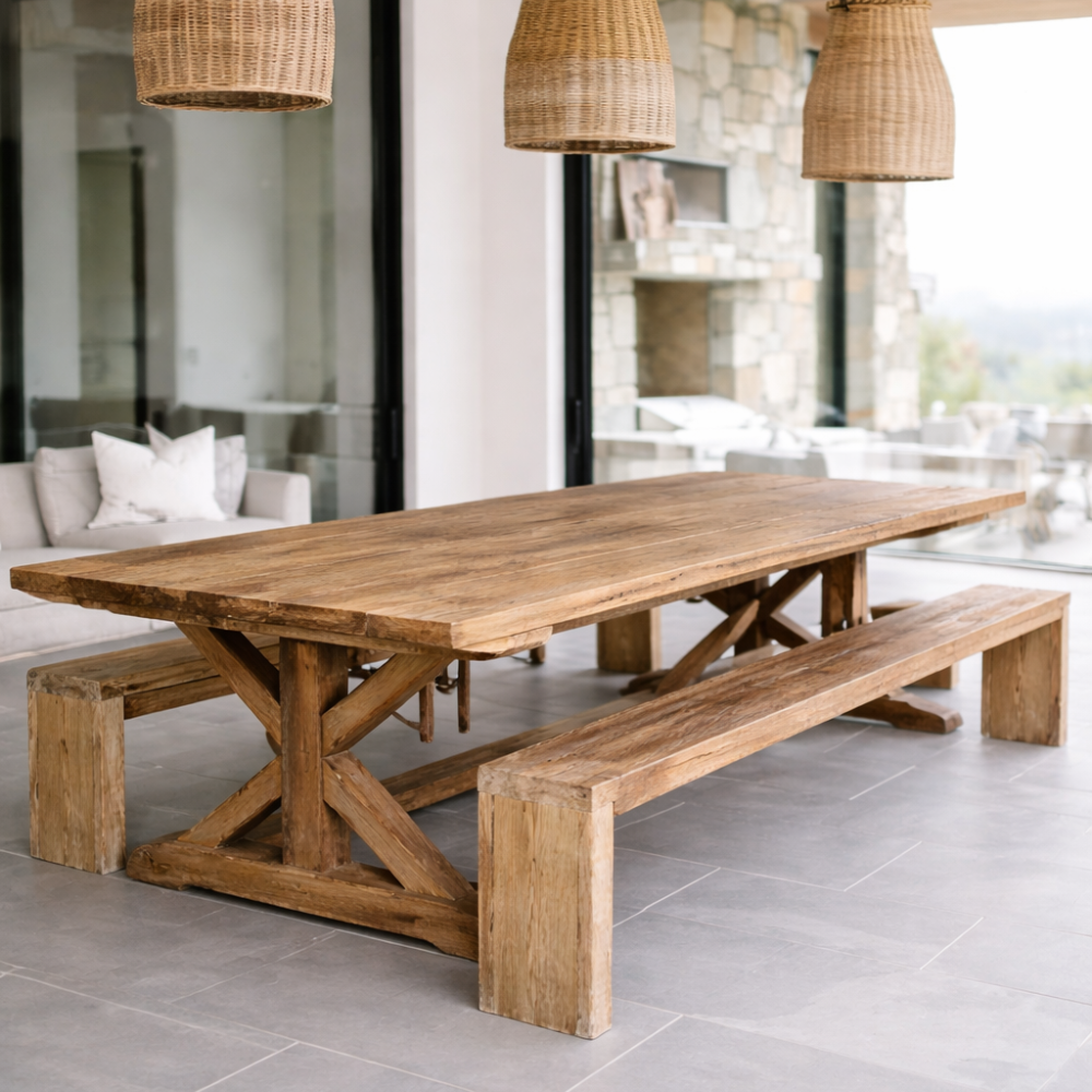 Custom Dining Tables in South Africa: How to Choose the Right Size, Material and Design (Vintage-etc Expert Guide)