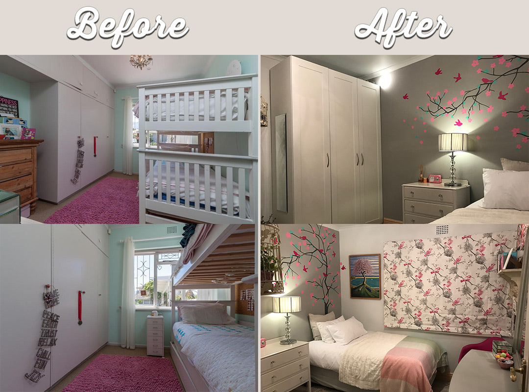Teenage bedroom makeover