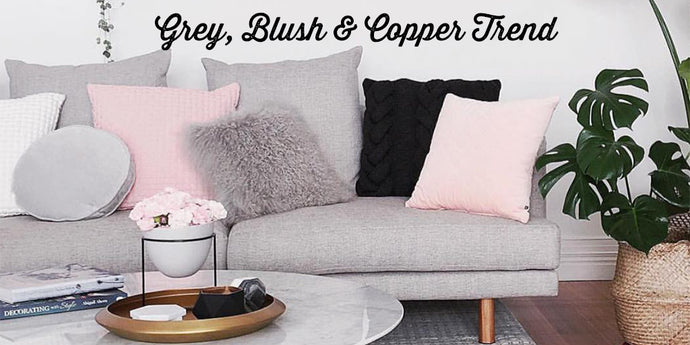 Grey, Blush and Copper Trend