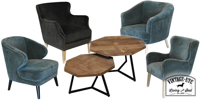 New chairs & Nesting tables for July