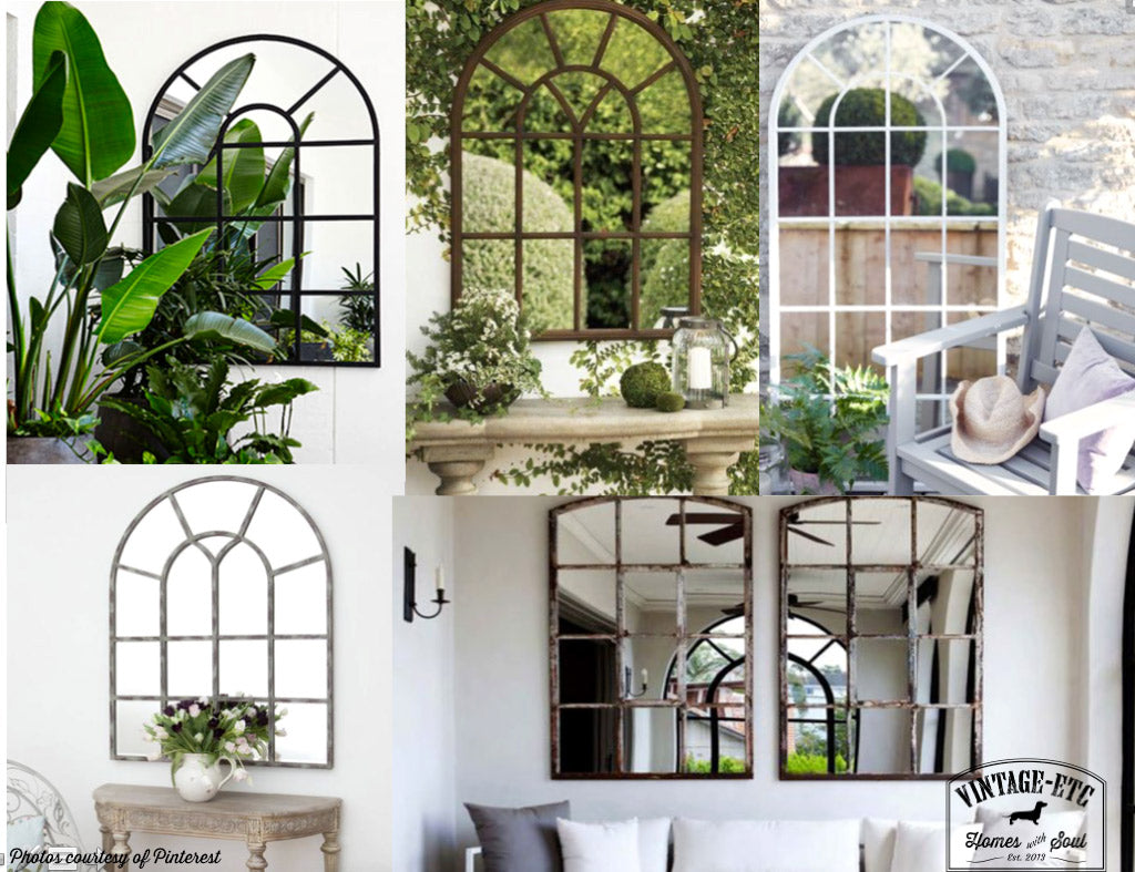 See how designers are using mirrors in outside spaces