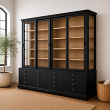 Load image into Gallery viewer, Arniston Display Cabinet in Onyx Black
