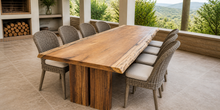 Load image into Gallery viewer, Ngwenya Iroko Live-Edge Table
