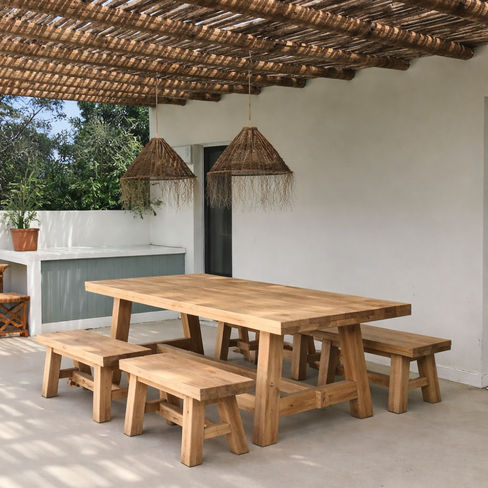 Mandla Solid Oak Table - (Our Bestseller )