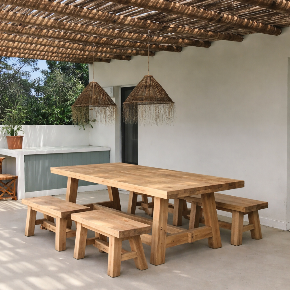Mandla Solid Oak Table - (Our Bestseller )