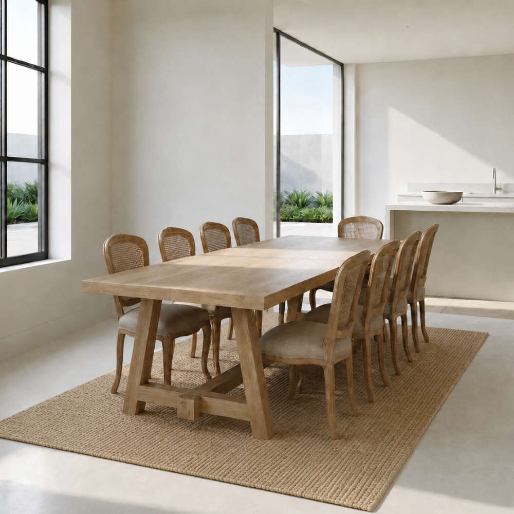 Mandla Solid Oak Table - (Our Bestseller )