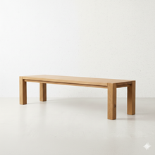Load image into Gallery viewer, Wooden bench on a white background
