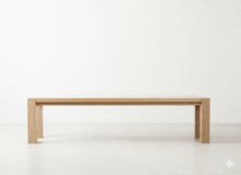 Load image into Gallery viewer, Wooden bench on a white background
