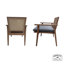 Load image into Gallery viewer, Anna Oak and Rattan Dining Chair
