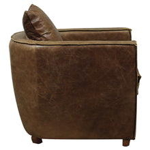 Load image into Gallery viewer, Cinematique leather Armchair side
