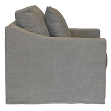 Load image into Gallery viewer, Graham Armchair Olive Linen/Cotton side view
