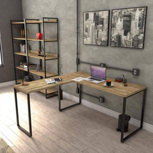 Load image into Gallery viewer, L-Shape Desk -  Custom Made Study Desk

