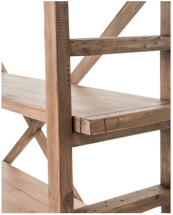 The Moya Bookshelf is built from reclaimed Oregon with adjustable shelving throughout. A characterful, substantial storage piece. Custom made in SA.