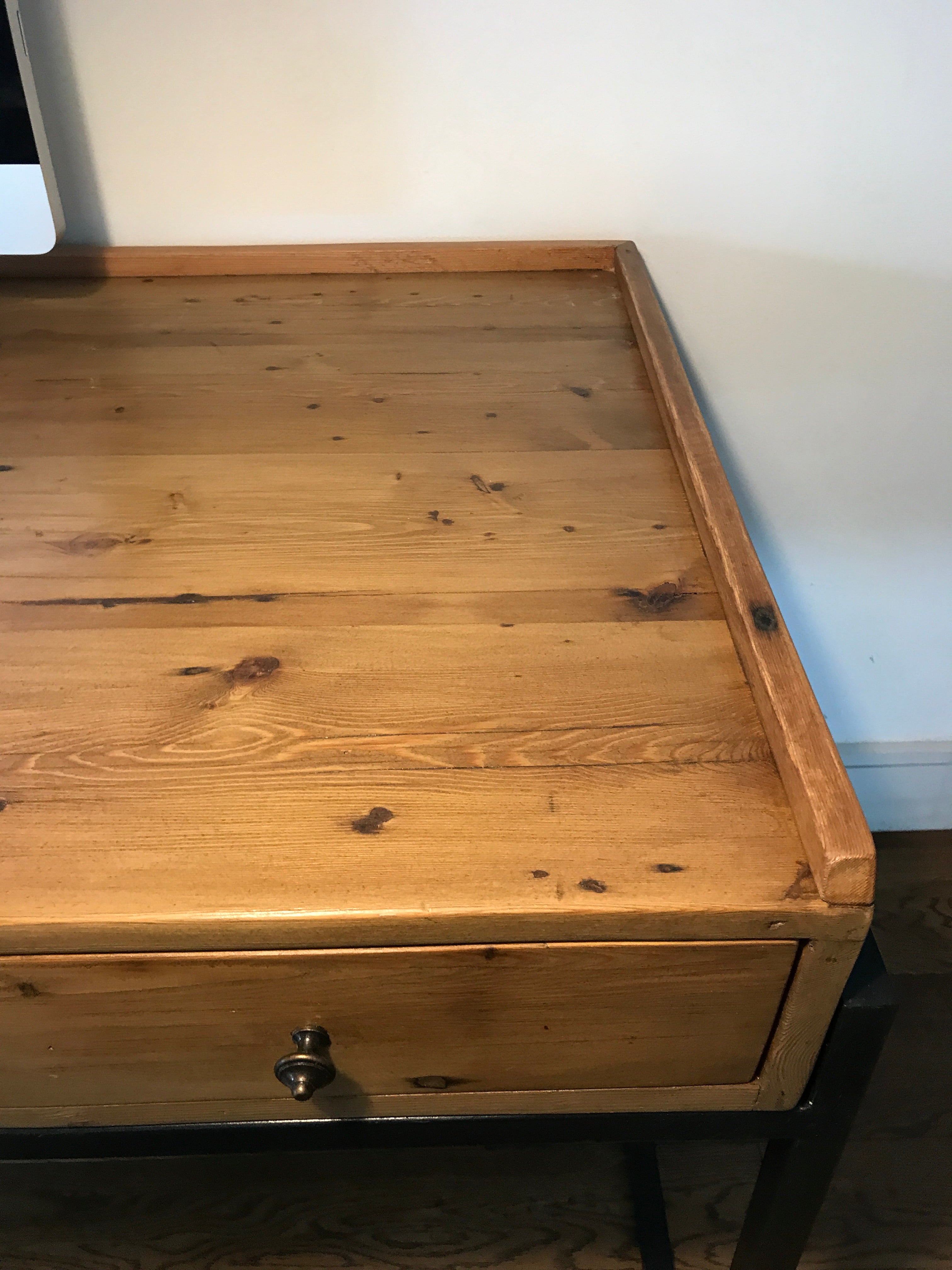 The Ndlela Desk is a clean solid timber study desk that can be made at adult or child-appropriate height. Custom made to order in South Africa.