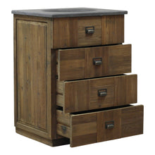 Load image into Gallery viewer, Parquet Vanity drawers open
