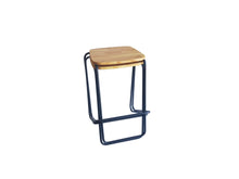 Load image into Gallery viewer, Stacking Barstool - Square Wooden Seat
