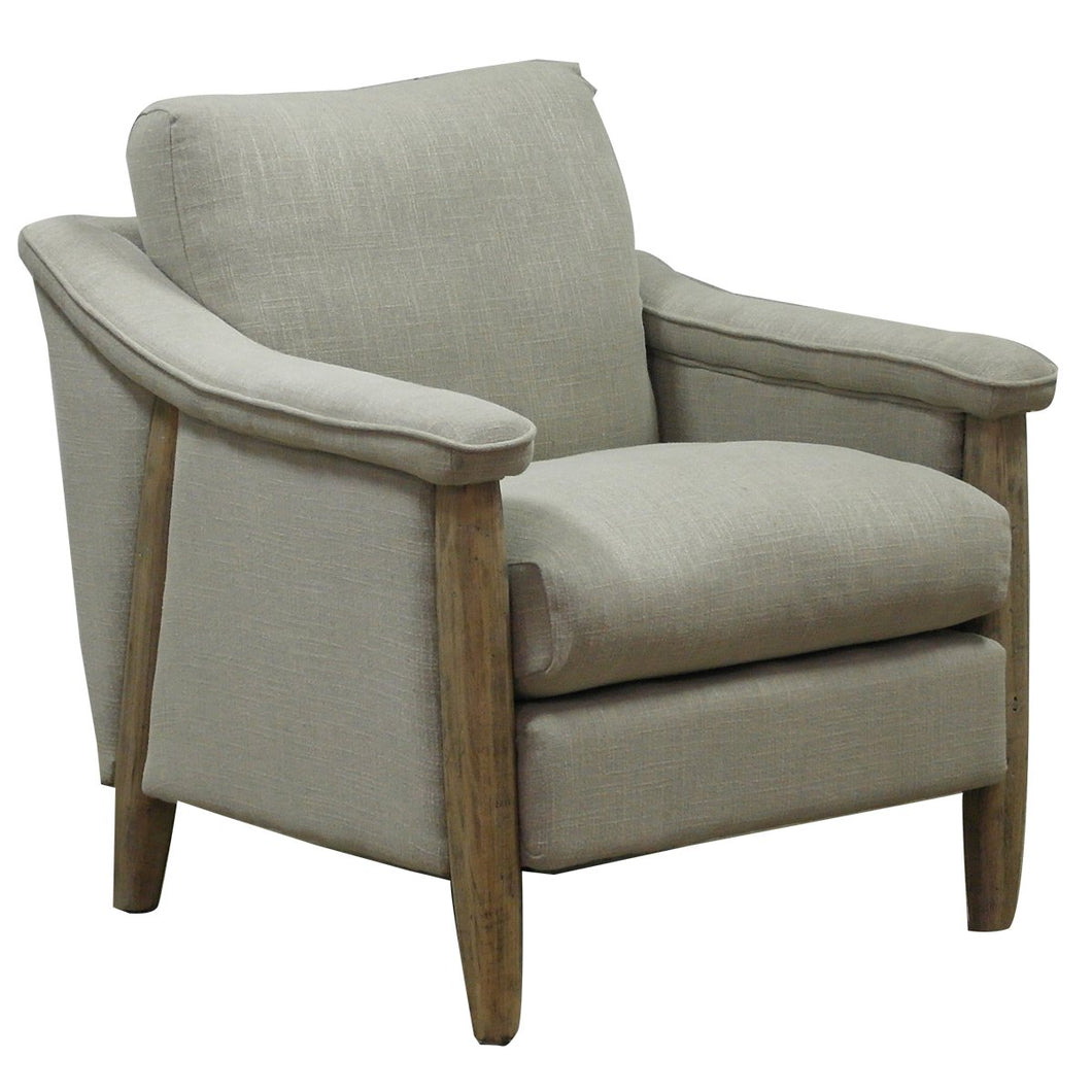 Stone Linen/Cotton armchair