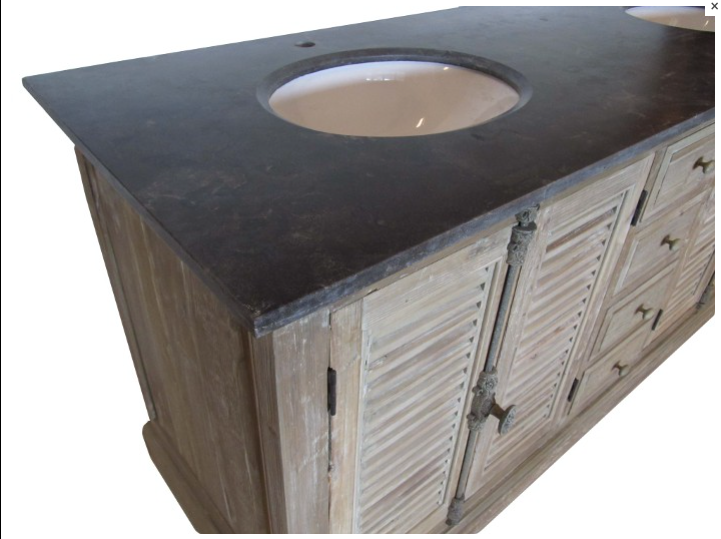 Bridgette Double Basin Vanity Unit top