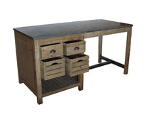 Load image into Gallery viewer, Owen Kitchen Island with Side Cabinet
