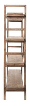 Load image into Gallery viewer, Reclaimed oregan Bailey Bookshelf with four shelves and a cross sectional support. 
