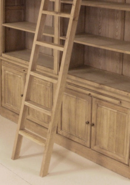Regina Weathered Oak Bookcase close up