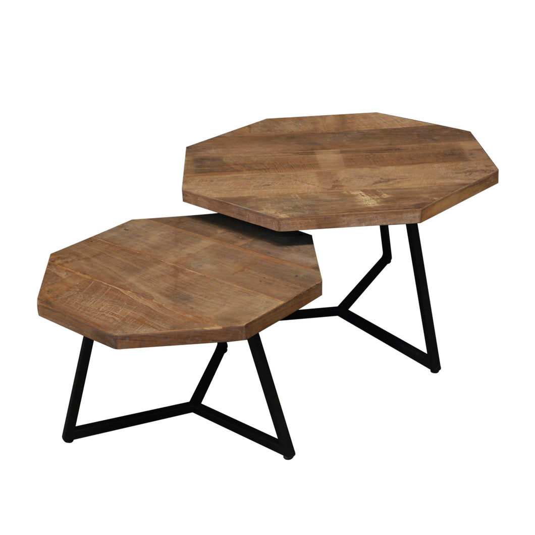 Scandi Hex Coffee Tables top