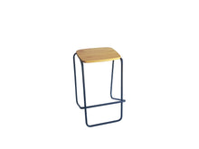 Load image into Gallery viewer, Stacking Barstool - Square Wooden Seat

